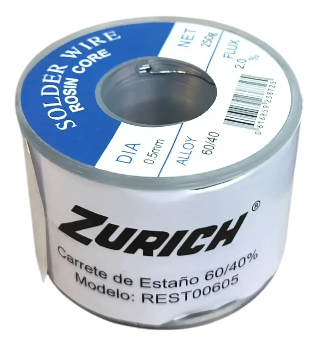 ESTAÑO ZURICH 250GR 60% 0,5MM