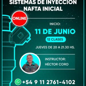 Curso de Inyección Electrónica Nafta – Nivel Inicial (Online en vivo)