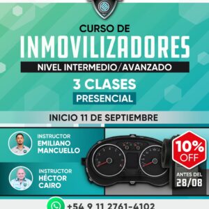 Curso de Inmovilizadores – Intensivo (Presencial)