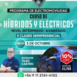 Curso de Híbridos y Eléctricos – Nivel Intermedio/Avanzado (Semipresencial)