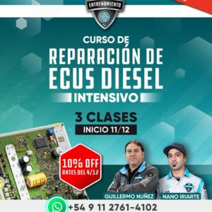 CURSO DE REPARACIÓN DE ECUS DIÉSEL – INTENSIVO (PRESENCIAL)